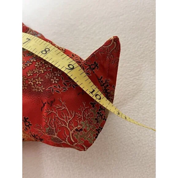 Blight Hernandez One-of-One Vintage Naplian Red Brocade Art Jacket Sz 12 - Picture 12 of 13